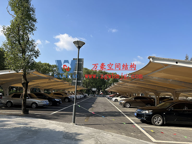 宁波大学北大门停车场遮阳棚改造提升工程