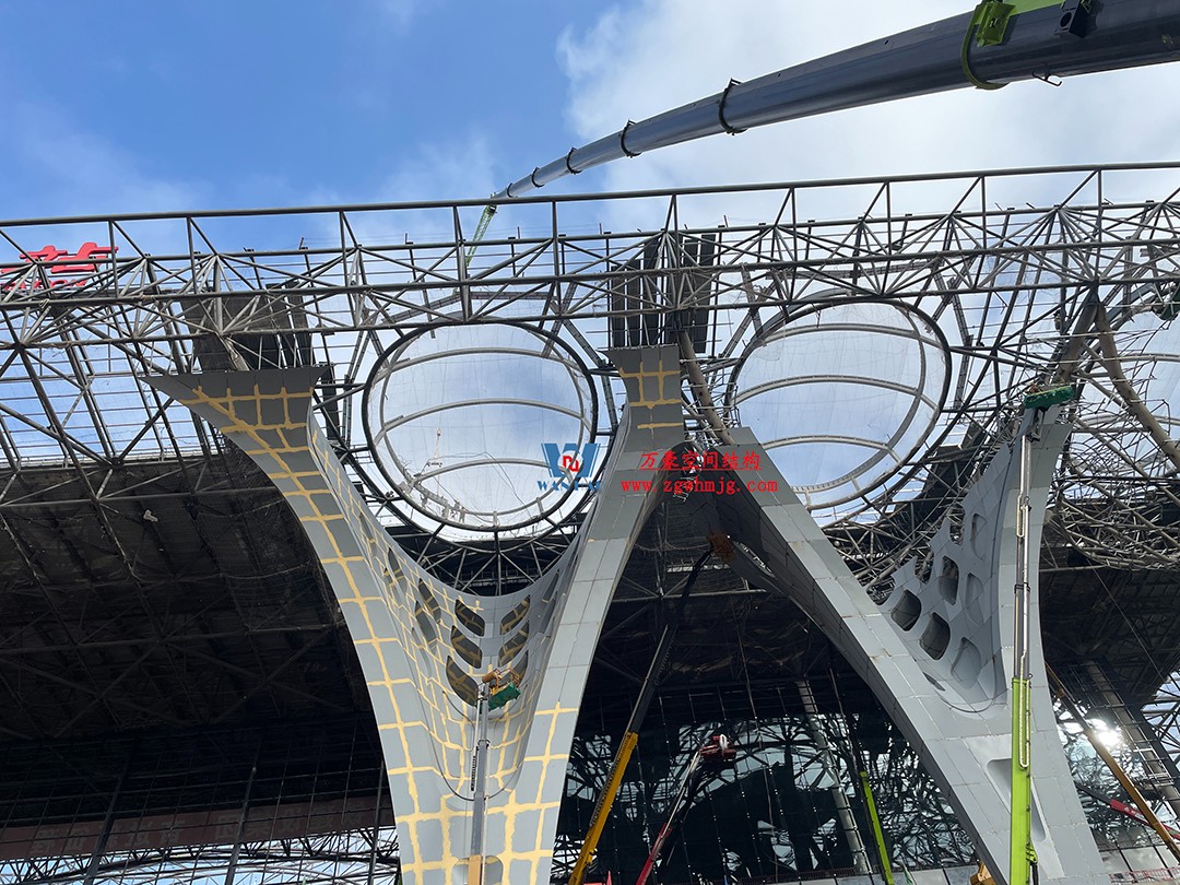 重庆东站站房正在加速建设,全力绘就项目新篇章 重庆东站站房正在加速建设,全力绘就项目新篇章
