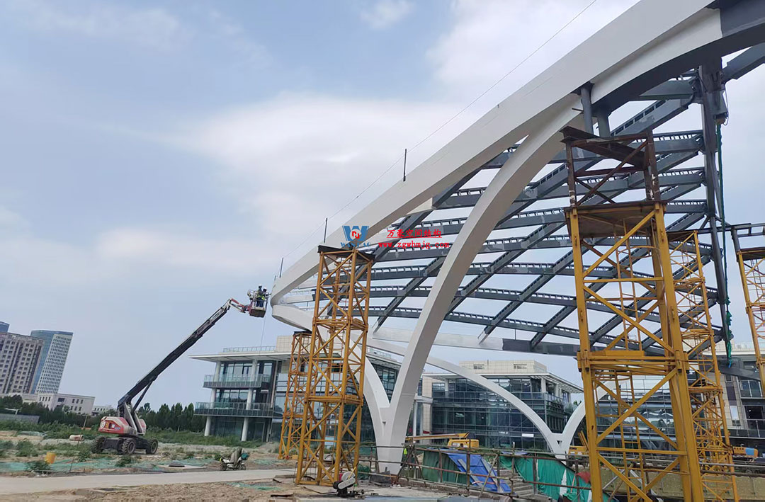 ETFE气枕膜与双曲面空间网壳结构结合是什么样？一起来一睹真容