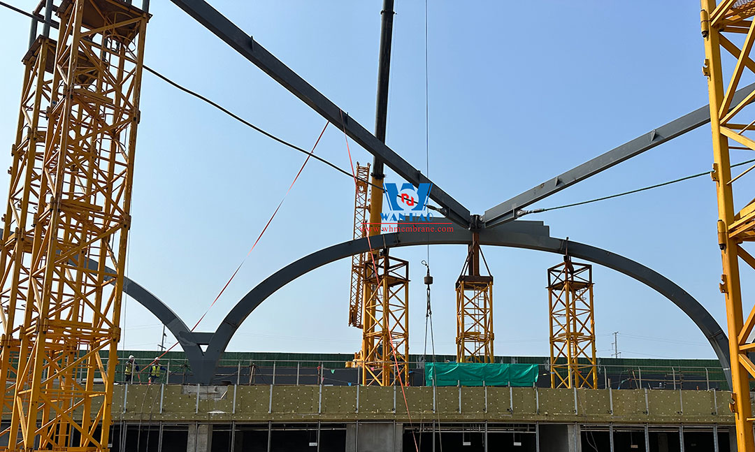 ETFE气枕膜与双曲面空间网壳结构结合是什么样？一起来一睹真容