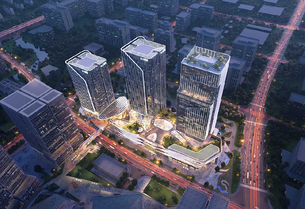 上海集成电路设计产业园 ETFE 气枕膜结构完美收官，点亮张江 