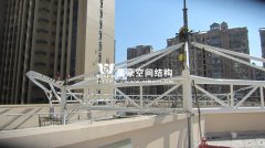 福建霞浦东方伟业广场膜结构工程钢结构阶段