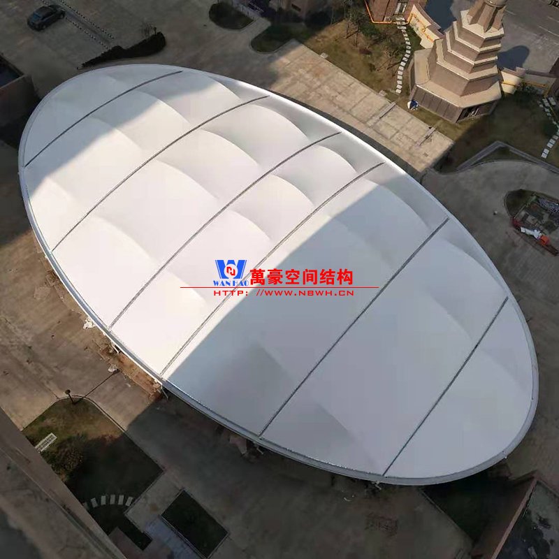 桐乡宝马花园屋顶加盖膜结构工程