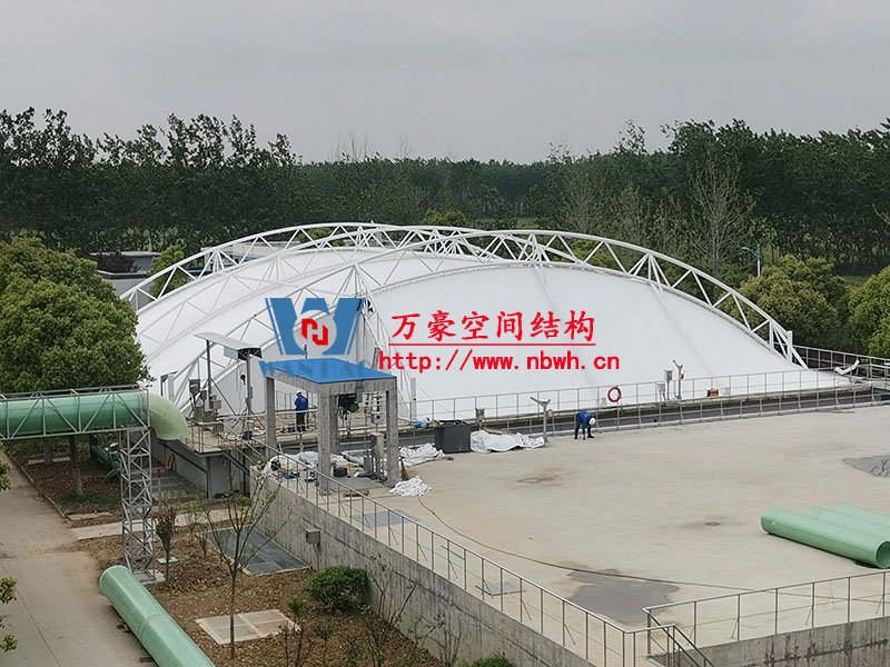 淮安盐化新材料产业园污水池膜结构